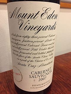 Mount Eden Vineyards Cabernet Sauvignon(マウント・エデン・ヴィンヤーズ カベルネ・ソーヴィニヨン)