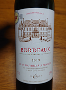 L'Union de Producteurs Bordeaux Rouge(2019)