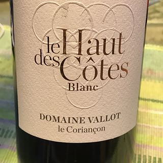 Dom. Vallot Le Haut des Côtes Blanc