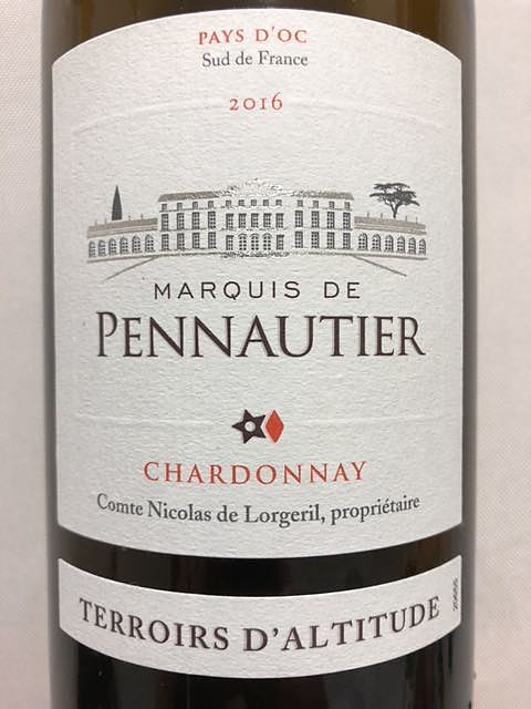 Marquis de Pennautier Chardonnay(マルキ・ド・ペノティエ シャルドネ)
