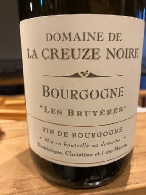Dom. de La Creuze Noire Bourgogne Blanc Les Bruyères