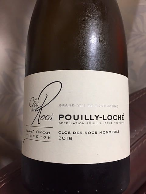Clos des Rocs Pouilly Loché Clos des Rocs Monopole(クロ・デ・ロック プイィ・ロシェ クロ・デ・ロック モノポール)