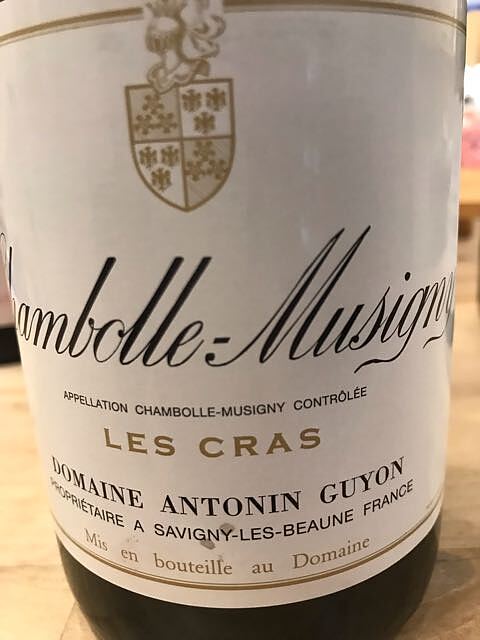 Dom. Antonin Guyon Chambolle Musigny Les Cras(ドメーヌ・アントナン・ギヨン シャンボール・ミュジニー レ・クラ)