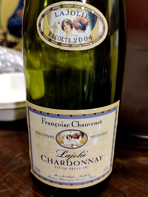 Françoise Chauvenet Lajolie Chardonnay(フランソワ・ショーヴネ ラジョリー シャルドネ)