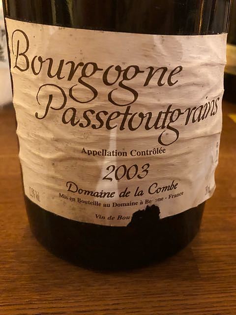 Dom. de la Combe Bourgogne Passetoutgrain