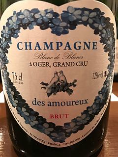 Champagne Des Amoureux Blanc de Blancs Brut(デ・ザルムルー ブラン・ド・ブラン ブリュット)