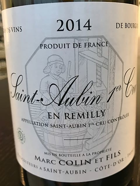 Marc Colin et Fils Saint Aubin 1er Cru En Remilly(マルク・コラン・エ・フィス サントーバン プルミエ・クリュ アン・レミリィ)