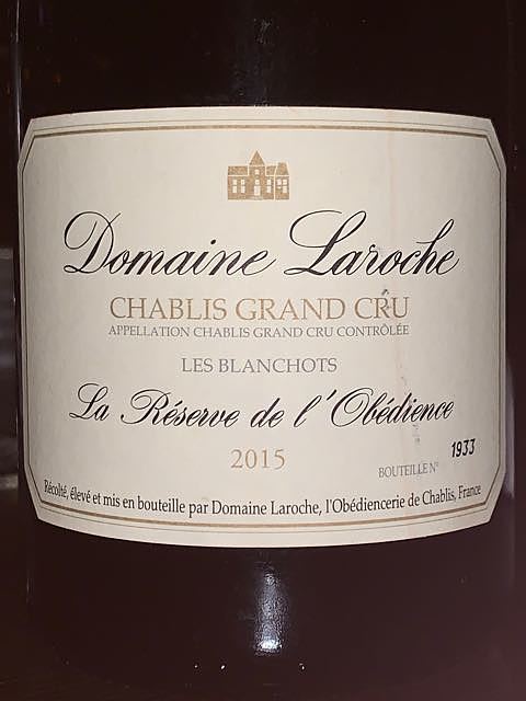 Dom. Laroche Chablis Grand Cru Les Blanchots La Réserve de l'Obédience