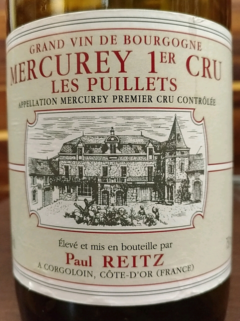 Paul Reitz Mercurey 1er Cru Les Puillets