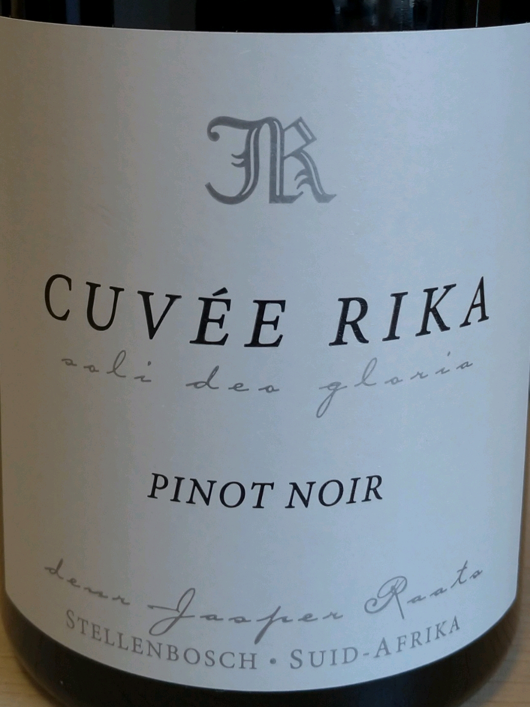 Cuvée Rika Pinot Noir Stellenbosch(キュヴェ・リカ ピノ