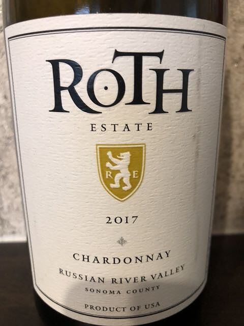 Roth Estate Chardonnay Sonoma Coast