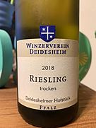 Winzerverein Deidesheim Riesling trocken(2018)