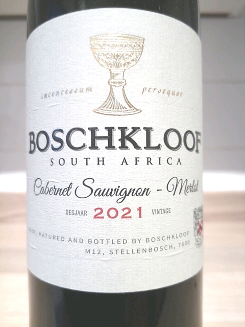 Boschkloof Cabernet Sauvignon Merlot 2021