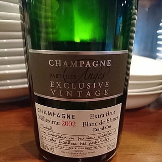 Part des Anges Exclusive Vintage Blanc de Blancs Extra Brut(パール・デ・ザンジュ エクスクルーシヴ・ヴィンテージ ブラン・ド・ブラン エクストラ・ブリュット)