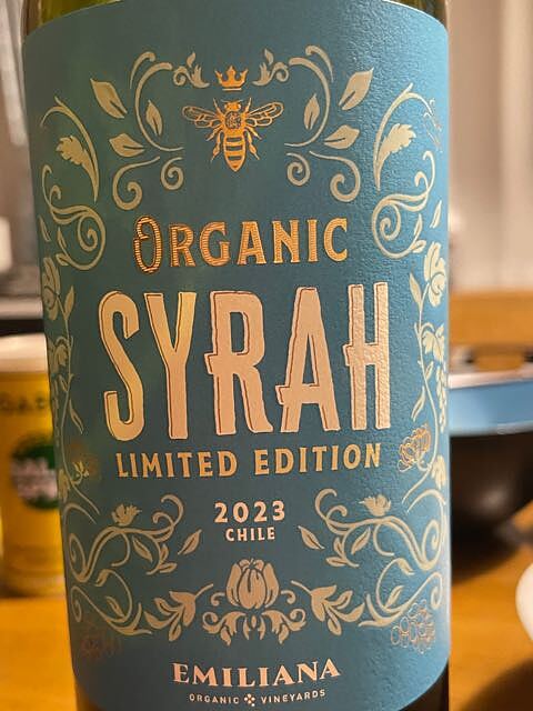 Emiliana Organic Syrah Limited Edition(エミリアーナ オーガニック シラー)