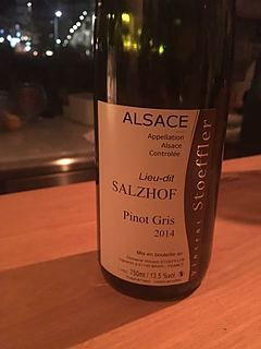 Vincent Stoeffler Pinot Gris Lieu Dit Salzhof