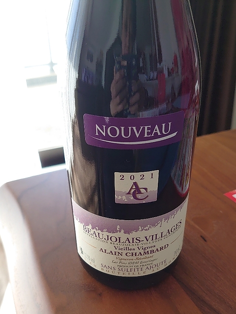 Alain Chambard Beaujolais Villages Nouveau Vieilles Vignes