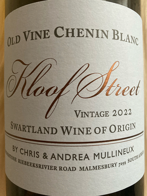 Kloof Street Old Vine Chenin Blanc(クルーフ・スリート オールド・ヴァイン・シュナン・ブラン)