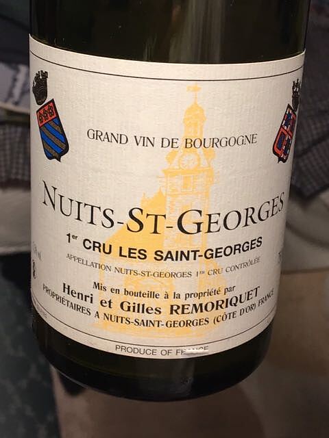 Henri et Gilles Remoriquet Nuits Saint Georges(アンリ・エ・ジル・ルモリケ ニュイ・サン・ジョルジュ)