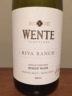 Wente Riva Ranch Pinot Noir(ウェンテ リヴァ・ランチ ピノ・ノワール)