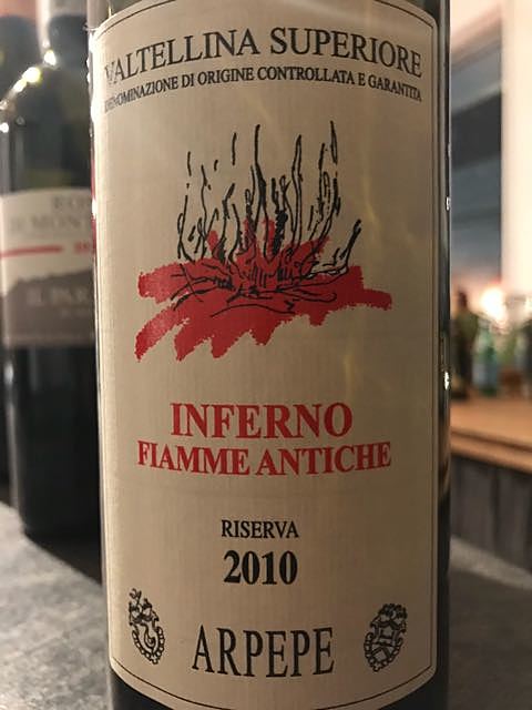 Arpepe (Ar.Pe.Pe) Valtellina Superiore Inferno Fiamme Antiche