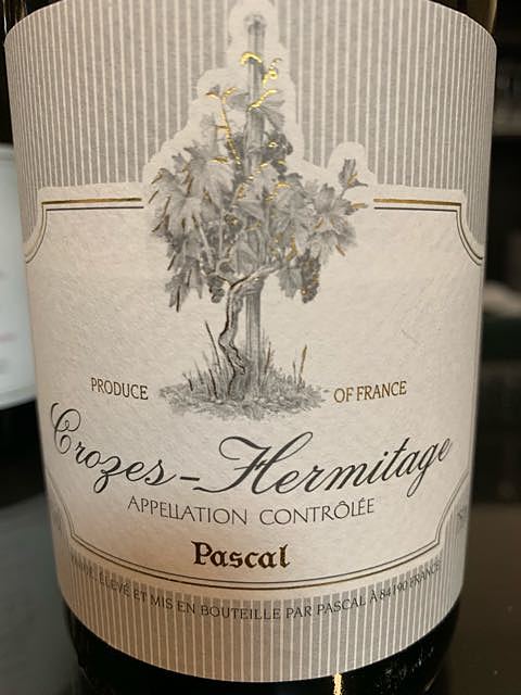 Pascal Crozes Hermitage(パスカル クローズ・エルミタージュ)