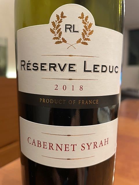 Réserve Leduc Cabernet Syrah(レゼルヴ・ルデュック カベルネ・シラー)