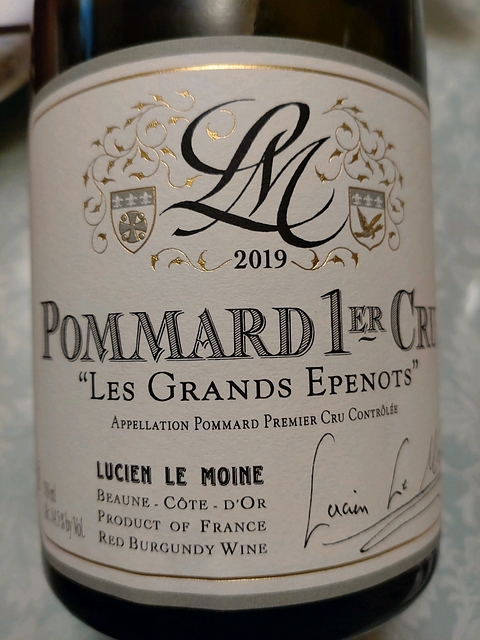 Lucien Le Moine Pommard 1er Cru Les Grands Epenots