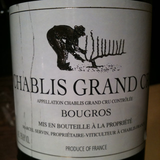 Marcel Servin Chablis Grand Cru Bougros(マルセル・セルヴァン シャブリ グラン・クリュ ブーグロ)