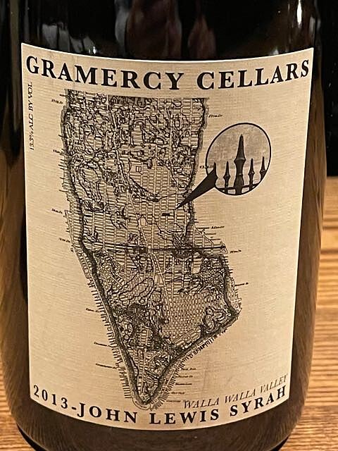 Gramercy Cellars John Lewis Syrah