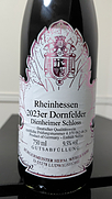 Bürgermeister H. Weber Erbe Dienheimer Schloss Dornfelder(2023)