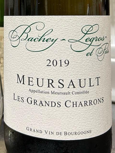 Bachey Legros Meursault Les Grands Charrons