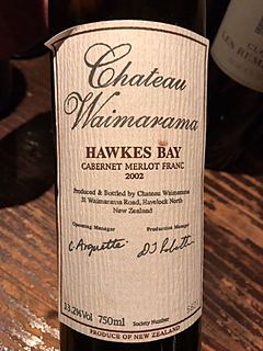 Ch. Waimarama Cabernet Merlot Franc 2002