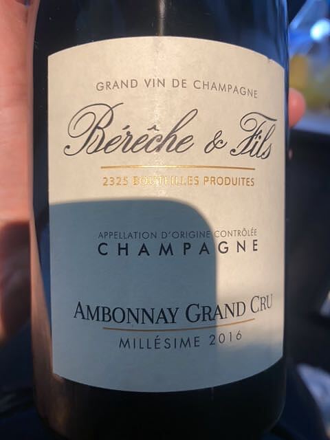 Bérèche & Fils Ambonnay Grand Cru Millésime(ベレッシュ・エ・フィス アンボネイ グラン・クリュ)