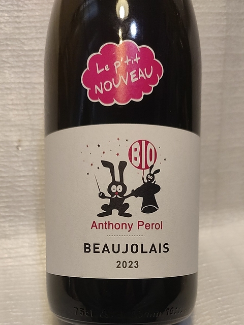 Anthony Pérol Beaujolais Nouveau Le p'tit Nouveau