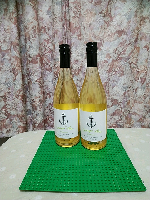 Sanyo Wine Delaware Pétillant 上澄みバージョン