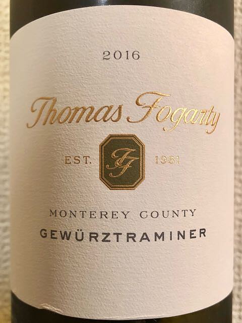 Thomas Fogarty Gewürztraminer(トマス・フォガティ ゲヴュルツトラミネル)