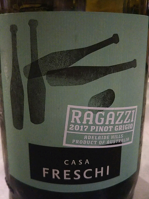 Casa Freschi Ragazzi 2017 Pinot Grigio(カーサ・フレスキ ラガッツィ ピノ・グリージョ)