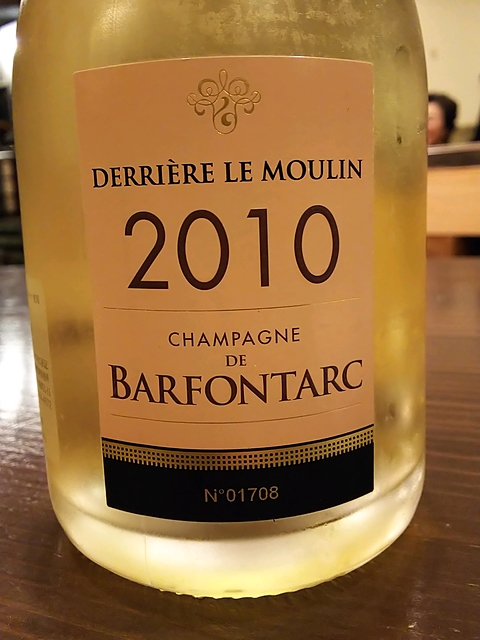 Champagne de Barfontarc Derrière le Moulin 2010