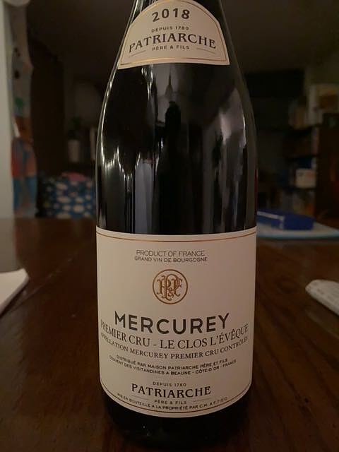 Patriarche Mercurey 1er Cru Les Combins(パトリアッシュ メルキュレイ プルミエ・クリュ レ・コンバン)