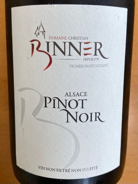 Binner Pinot Noir(ビネール ピノ・ノワール) | Vinica 無料の