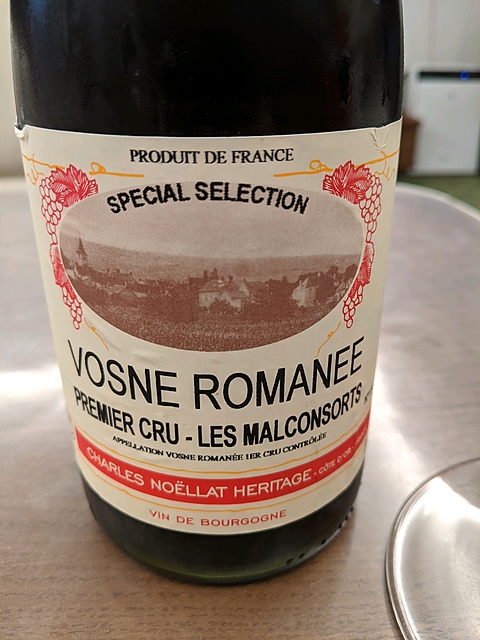 Charles Noëllat Vosne Romanée 1er Cru Les Malconsorts
