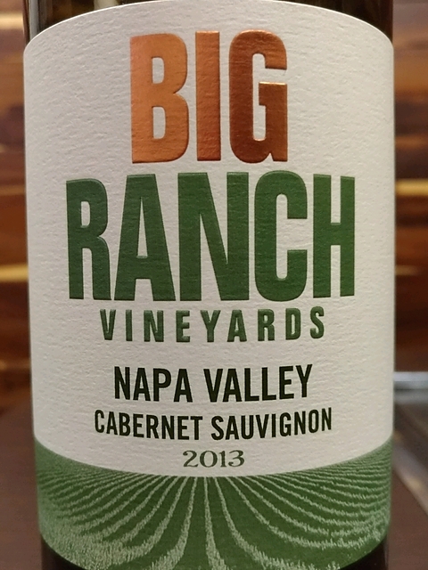 Big Ranch Vineyards Napa Valley Cabernet sauvignon(ビッグ・ランチ・ヴィンヤーズ ナパ・ヴァレー カベルネ・ソーヴィニヨン)