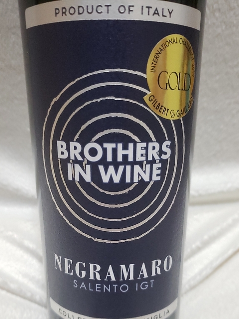 Brothers In Wine Negroamaro(ブラザーズ・イン・ワイン ネグロ・アマーロ)