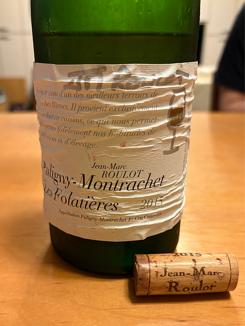 Jean Marc Roulot Puligny Montrachet 1er Cru Les Folatières
