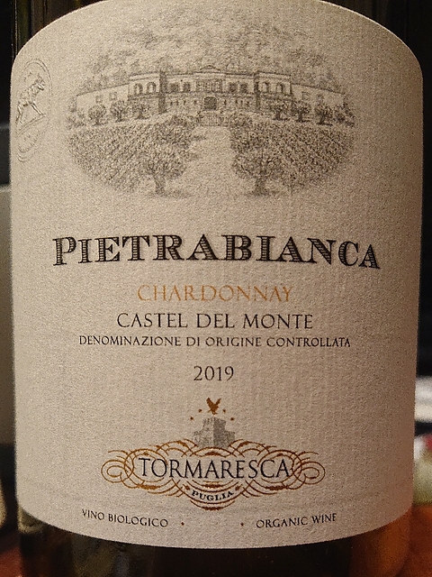 Tormaresca Pietrabianca Chardonnay(トルマレスカ ピエトラビアンカ シャルドネ)