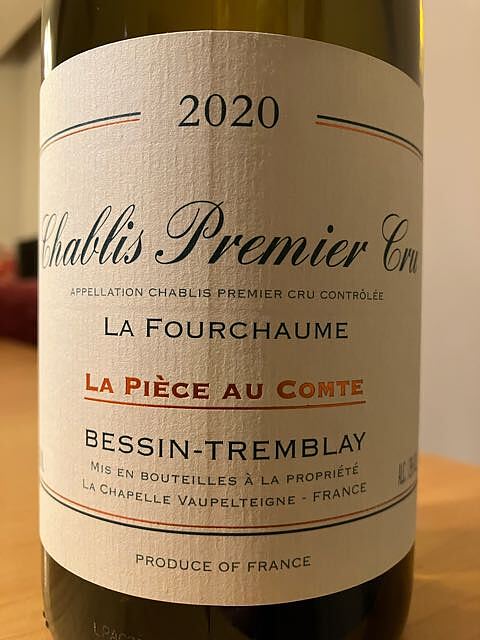 Bessin Tremblay Chablis 1er Cru La Fourchaume La Pièce au Comte