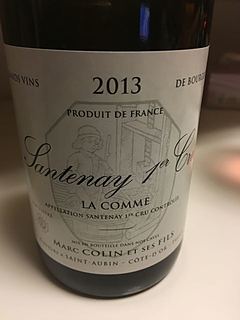 Marc Colin et ses Fils Santenay 1er Cru La Comme(マルク・コラン・エ・セ・フィス サントネイ プルミエ・クリュ ラ・コム)