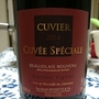 Cuvier Cuvée Spéciale Beaujolais Nouveau Vieilles Vignes(2014)