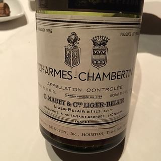 C. Marey & Cte. Liger Belair Charmes Chambertin(クラウド・マーレー リジェ・ベレール シャルム・シャンベルタン)